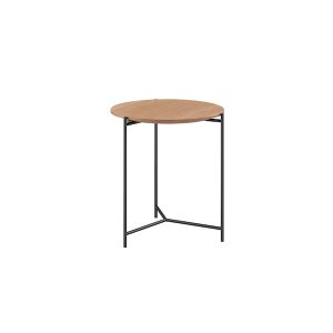 mesa lateral lotus fi natural com preto moveis decoracao zulu